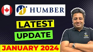 Humber College Canada Latest Update For January 2024 Intake  Study In Canada 2024 🇨🇦 [upl. by Laundes]