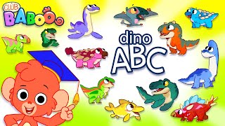 Learn the ABC with Cute Baby DINO names for Kids  Club Baboo  Learn everything about Dinosaurs [upl. by Rosalia807]