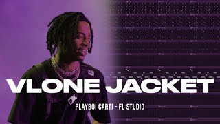 How Vlone Jacket by Playboi Carti was made  FL Studio [upl. by Aihsenot]