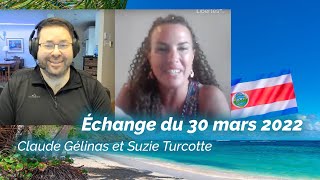 Claude Gélinas sentretient avec la naturopathe Suzie Turcotte au Costa Rica [upl. by Amias]