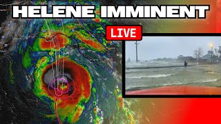 LIVE GROUND ZERO CAT 4 HURRICANE HELENE Intercept [upl. by Watt]