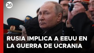 Rusia considera que EEUU se volvió parte del conflicto en Ucrania [upl. by Costello]