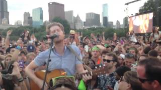 The Lumineers Elouise LIVE at Lollapalooza 832013 [upl. by Ramedlab]