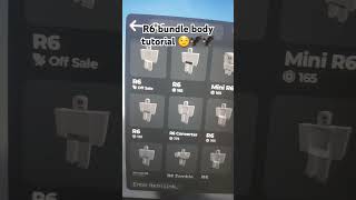 R6 bundle body tutorial [upl. by Llecrad]