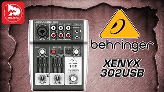 Микшерный пульт BEHRINGER XENYX 302USB [upl. by Campos]