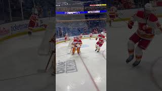 The Flames having some fun in warmies while hitting some Michigans hockey nhl calgaryflames [upl. by Sidoney]