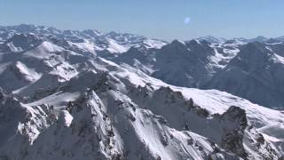 Panoramaüberflug über das Skigebiet Ischgl  Samnaun [upl. by Rehpotsirhcnhoj]