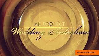 Wedding Golden Slideshow After Effects Template Free Download weddingprojects freetemplate free [upl. by Ettore]