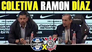 COLETIVA RAMON DÍAZ  GRÊMIO X CORINTHIANS PELA COPA DO BRASIL 2024 [upl. by Ahcrop]