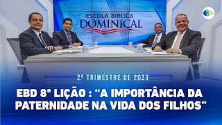 EBD  8ª LIÇÃO “A IMPORTÂNCIA DA PATERNIDADE NA VIDA DOS FILHOS” [upl. by Cal]