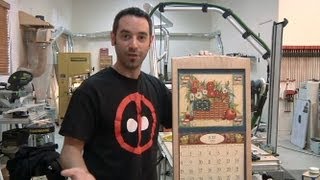 163  How to Build a Calendar Frame Part 2 of 2 [upl. by Eehc]