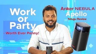 Pocket Projector Telugu Review  Anker Nebula Apollo [upl. by Kaia]