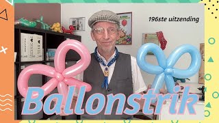 Ballonnen strik  De Haagse ballonnenboer 196ste Ballonfiguren maken easy balloons [upl. by Grantham433]