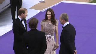 Duke and Duchess of Cambridge attend charity bash [upl. by Aniraz]