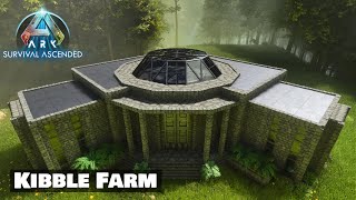 Ark Ascended Base Builds  Kibble Farm  ASA [upl. by Anet160]