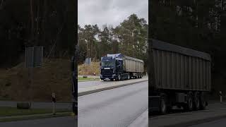 Greving trucker trucking horn RUL hollandstyle dutch dutchstyle orangelight Haselünne v8 [upl. by Aliab975]