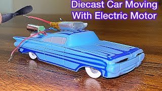 How To Make A Diecast Cadillac Electric Motor Car With Broken Astronaut [upl. by Harlan]