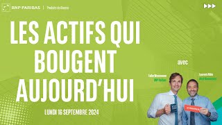 Les actifs qui bougent aujourd’hui  100 Marchés  soir  16092024 [upl. by Christa]