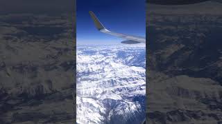 Alpes Suíços visto de cima 🇨🇭✈️🏔️ alpessuiços switzerland a321 shorts [upl. by Ronni83]