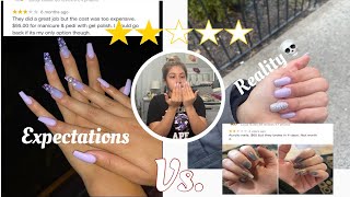 I WENT TO THE WORST REVIEWED NAIL SALON IN NYC rip off [upl. by Caterina195]