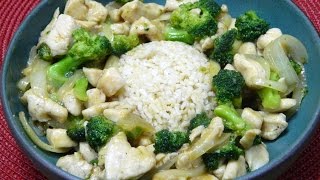 Pollo y Brocoli estilo Chino En Español [upl. by Edva]