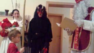 Gerald hat Besuch von Nikolaus Krampus und Engerl [upl. by Solrak]