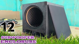 12 inch Subwoofer Enclosure [upl. by Nnoj]