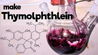 Thymolphthalein  Organic Synthesis [upl. by Dreddy]