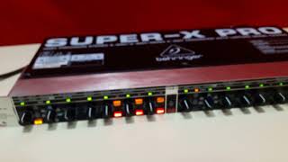 Tutorial Como utilizar CROSSOVER behringer Super XPRO [upl. by Thorvald]