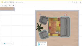 How to move a Room  Tutorial HomeByMe [upl. by Eyde]