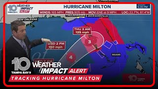 Tracking Hurricane Milton The latest updates and forecast 6PM [upl. by Lehsar]