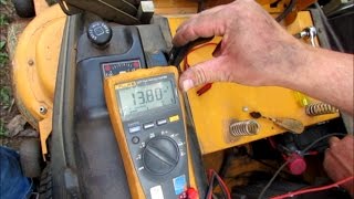 Fixing Cub Cadet Charging System [upl. by Ecarret]