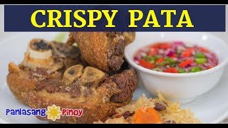 Panlasang Pinoy How to Cook Crispy Pata Slices [upl. by Aicilaana]