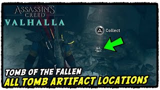 AC Valhalla All Tomb Artifact Locations Boudicca  Cassivellaunus  Venutius [upl. by Atsirc]