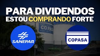 SANEPAR ou COPASA Qual a MELHOR PARA DIVIDENDOS SAPR11 SAPR4 SAPR3 CSMG3 setor PERENE SANEAMENTO [upl. by Leorsiy38]