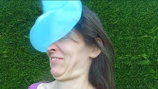 Water Balloon Fail Doesnt Pop Girls Face Slow Motion [upl. by Saffren8]