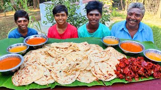 30 PAROTTA CHILLI CHICKEN EATING CHALLENGE  PAROTTA EATING COMPETITION  FOOD CHALLENGE [upl. by Shaeffer]