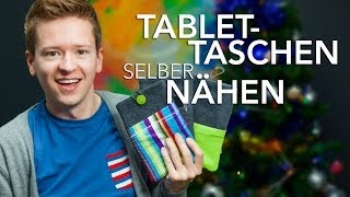 Tablet Hülle selber nähen  DIYSunday [upl. by Edan383]