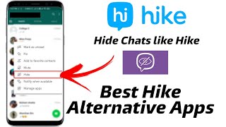 Hike Alternative App  How to hide Chat like Hike App  Hike App Shutting Down  Hike Alternative [upl. by Elie]