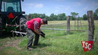 How to Stretch Barbed Wire Fencing  Tractor Supply Co [upl. by Dibbell172]