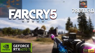 FAR CRY 5  RYZEN 7 7800X3D  RTX 4070 Ti  1440p Max Settings [upl. by Kezer]