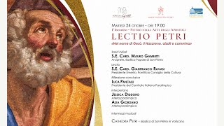 2 Edizione Lectio Petri 1° incontro  «Nel nome di Gesù il Nazareno alzati e cammina» [upl. by Olathe]