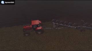 Case IH 1455 XL et charrue lemken 10 corps FS17 [upl. by Darnoc473]