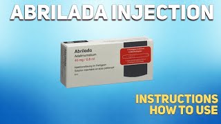 Abrilada injection how to use Uses Dosage Side Effects Contraindications [upl. by Audette970]