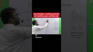 Electronic Configuration of Copper and Copper Ion  Cu  Cu  Cu2 ion viralshorts reels cbse [upl. by Reisman]