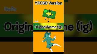 Get DownGeddan  YAOSB Version vs Original Meme Comparison [upl. by Yecaj]