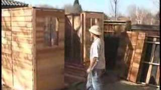 Shed HowTo  9x6 Cedar Shed Cabana Assembly [upl. by Pietro51]