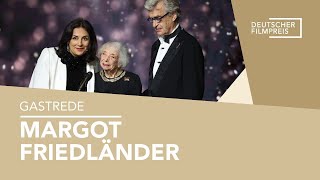 Margot Friedländer spricht beim Deutschen Filmpreis 2024 [upl. by Enilrad904]