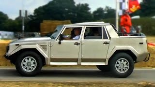 Lamborghini LM002  BRUTAL V12 sounds [upl. by Readus]