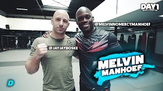 JAYJAY GAAT KNOCK OUT door Melvin NO MERCY Manhoef  Sporten Met BNers  DAY1 [upl. by Gean]